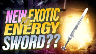 The First Exotic Energy Sword in Destiny 2  WTF 1 shot in PVP [upl. by Justicz279]