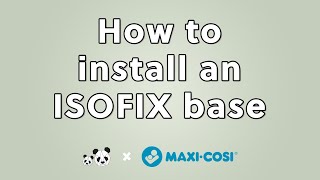 How to install an ISOFIX base into the car 🔥 [upl. by Nahsad]