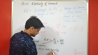 microeconomics chapter 6 Price Elasticity of demand Numerical portion part 1 [upl. by Eidnam]