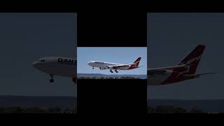 Qantas A330202 landing on 03L [upl. by Philly]