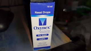 Oxynex Nasal Drops 10ml Review [upl. by Anilam]