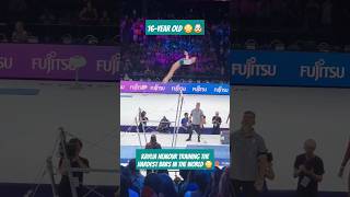 Kaylia Nemour competing for Algeria is one of a kind gymnast unevenbars kaylianemour [upl. by Nyrrat198]