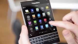 BlackBerry Passport Review  MobileSyrupcom [upl. by Enileuqkcaj]