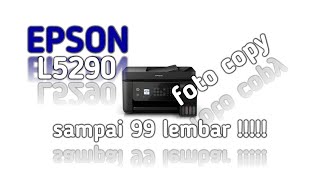 Cara Foto Copy di Printer EPSON L5290 [upl. by Nylarak]