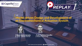 ModelDriven Design of an Electromechanical Actuation System  Anzen amp CESA  Capella Days 2023 [upl. by Lobel]