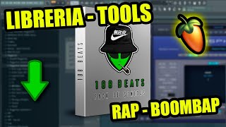 Libreria ✔ FREE Rap  BoomBap  Hip Hop Loops  Tutorial poner a tiempo loops 👽 para cualquier DAW [upl. by Mallissa]