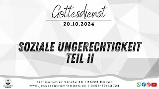 Soziale Ungerechtigkeit Teil 2  20102024 [upl. by Irok]