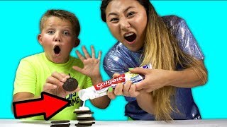 OREO TOOTHPASTE PRANK ON CARTER SHARER [upl. by Ayarahs]