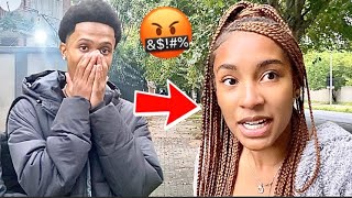 Calling My Girlfriend The BWord Prank😱 GETS ANGRY 😡 [upl. by Teleya255]