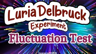 Luria Delbruck Experiment Fluctuation Test II DNA mutations [upl. by Ennyrb]