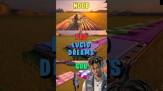 Fortnite Music Blocks Juice WRLD  Lucid Dreams  Noob vs Pro vs God fortnite juicewrld [upl. by Pinkerton]