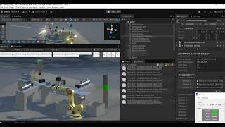 PLC Simulation with a 6Axis Robot in Unity3D [upl. by Aitam271]