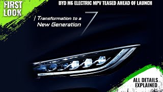 BYD M6 Electric MPV Teased For India  530 Km Range  Explained All Details Spec Features amp More [upl. by Amato712]