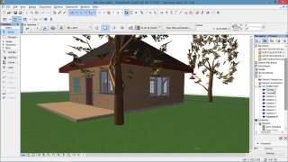 How to render using ArchiCAD 17 for beginners [upl. by Eidua562]