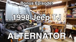 Ep 1B1  Jeep TJ Alternator [upl. by Nairadal318]