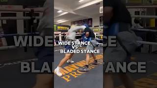 Wide stance vs bladed boxing martialart combatsport ufc muaythai kickboxing [upl. by Dorcas]