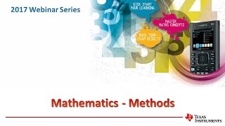 Mathematics Methods  with TINspire Technology [upl. by Lola567]