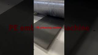 PE embossing machine embosser woodworking [upl. by Moclam847]