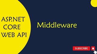 ASPNET Core WEB API  5 Middleware in ASPNET Core Web API in Telugu [upl. by Aurthur]