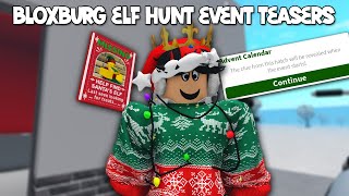 BLOXBURG TEASES THE ELF HUNT EVENT AND NEW ADVENT CALENDAR PREDICTIONS [upl. by Kavanaugh]