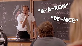 You wont believe how this substitute teacher pronounces his students names [upl. by Asirrak]