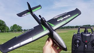 VolantexRC Ranger 600 Stunt Four Channel RC Plane Flight Test Review [upl. by Inalaehak472]