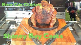 How To Cook Beer Can Chicken On A Weber Performer BBQ [upl. by Llerred]