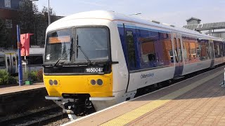 Newly returned to service 165004 departs Aylesbury  190924 [upl. by Alf]