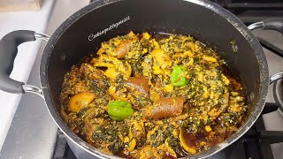 HOW TO MAKE THE TOPMOST PLAVA SAUCE GHANAIAN KONTOMIRE STEW [upl. by Rede]