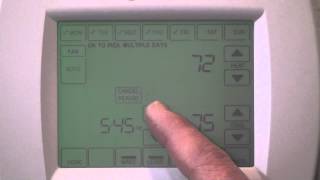 Program VisionPRO 8000 Honeywell Thermostat or XL802 XL900 Series Honeywell Thermostats [upl. by Tija]