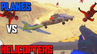 Ravenfield PLANES vs HELICOPTERS Whats Ravenfields BEST Vehicle [upl. by Thebazile]