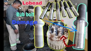 lobead hub bolt demage problem solved gill engineering works sadiqabad [upl. by Killion]