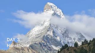 Switzerland Matterhorn Day 3  Zermatt to Hornlihutte Hornli Hut Hike [upl. by Ilera]