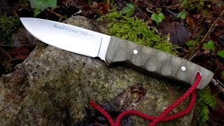 Muela Kodiak Knife Hunting knife in Sandvik 14C28N [upl. by Woehick]