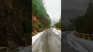 Live Snowfall Naran Valley Pakistan Beautiful View Natural Place Snowfall [upl. by Ennasus761]