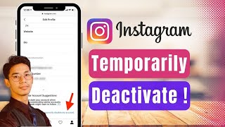 How To Temporarily DEACTIVATE Instagram Account Latest Update 2024 [upl. by Sascha907]