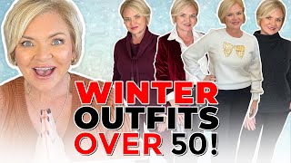 Winter Outfit Ideas 6 Looks for Women Over 50 [upl. by Oriole]