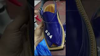 new design peshawari kaptan chappal qaidi 804its brand chappal full blue color [upl. by Rehpotsirhc]