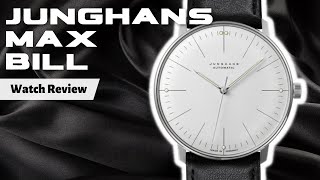 Junghans Max Bill Hand Winding  Junghans Max Bill Review  The Luxury Watches [upl. by Florella670]