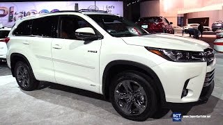 2017 Toyota Highlander Hybrid Limited  Exterior Interior Walkaround  2017 Detroit Auto Show [upl. by Hoy]