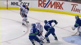 McDavid sets up Yakupov with silky dish [upl. by Zug]