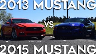 2013 Mustang V6 VS 2015 Mustang V6  Review [upl. by Obeng]