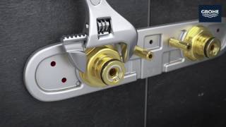 GROHE  RainShower SmartControl  Installation Video [upl. by Hadria]