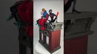 Spider Verse Figures spiderman figures shfiguarts marvel [upl. by Wylma]