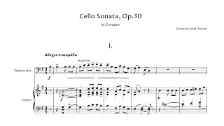 Ermanno WolfFerrari – Cello Sonata in G major [upl. by Acinehs]