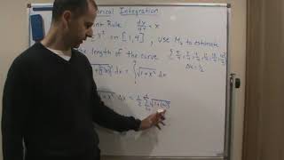 Calc2 Numerical Integration Midpoint Rule Example 3 [upl. by Nagn]