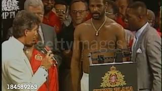 1988 Weigh in with Mike Tyson and Michael Spinks [upl. by Yrram]