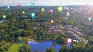 University of Birmingham drone campus tour [upl. by Oirad296]