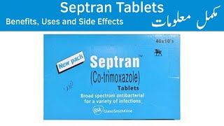 Septran Tablet  Cotrimoxazole  Septran Tablets Benefits Uses And Side Effects In UrduHindi [upl. by Akinajnat]