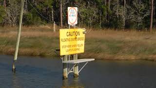 Outboard powered drawbridge in SC [upl. by Glaser926]